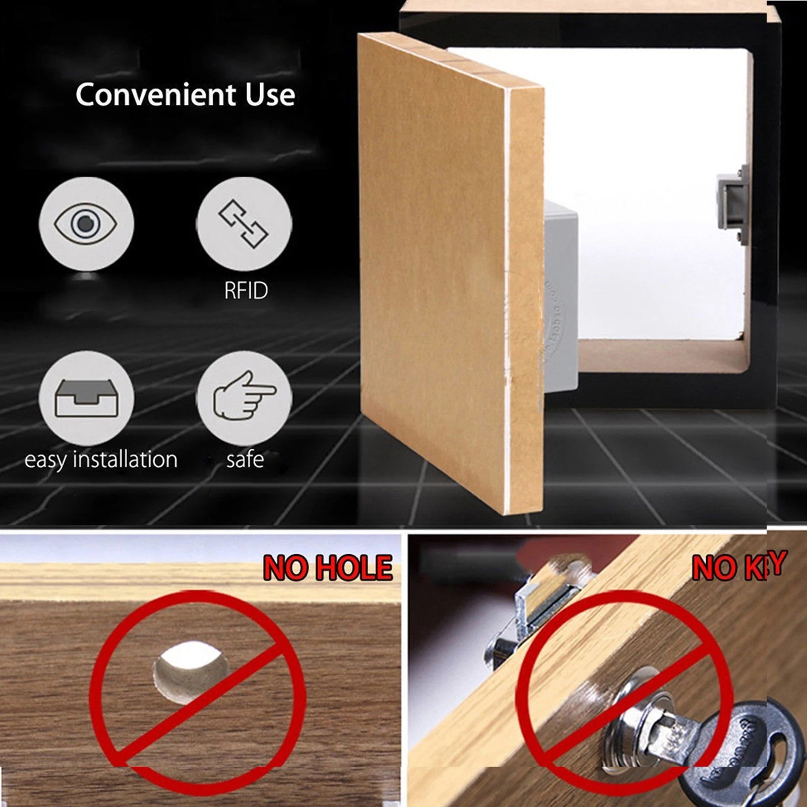 Smart Cabinet Lock (RFID/Card Access)