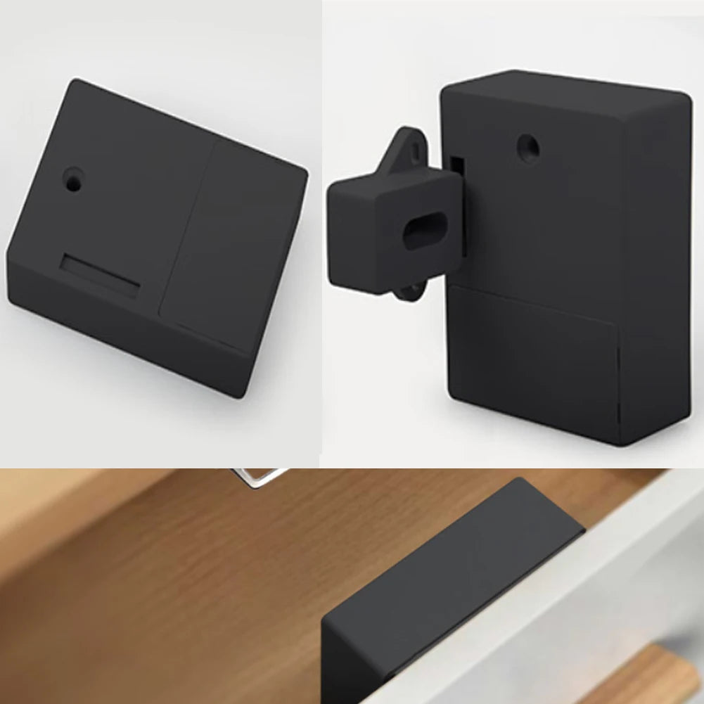 Invisible Sensor Cabinet Lock (No-Hole Installation)